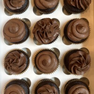 Chocolate Cupcakes with Chocolate Ganache