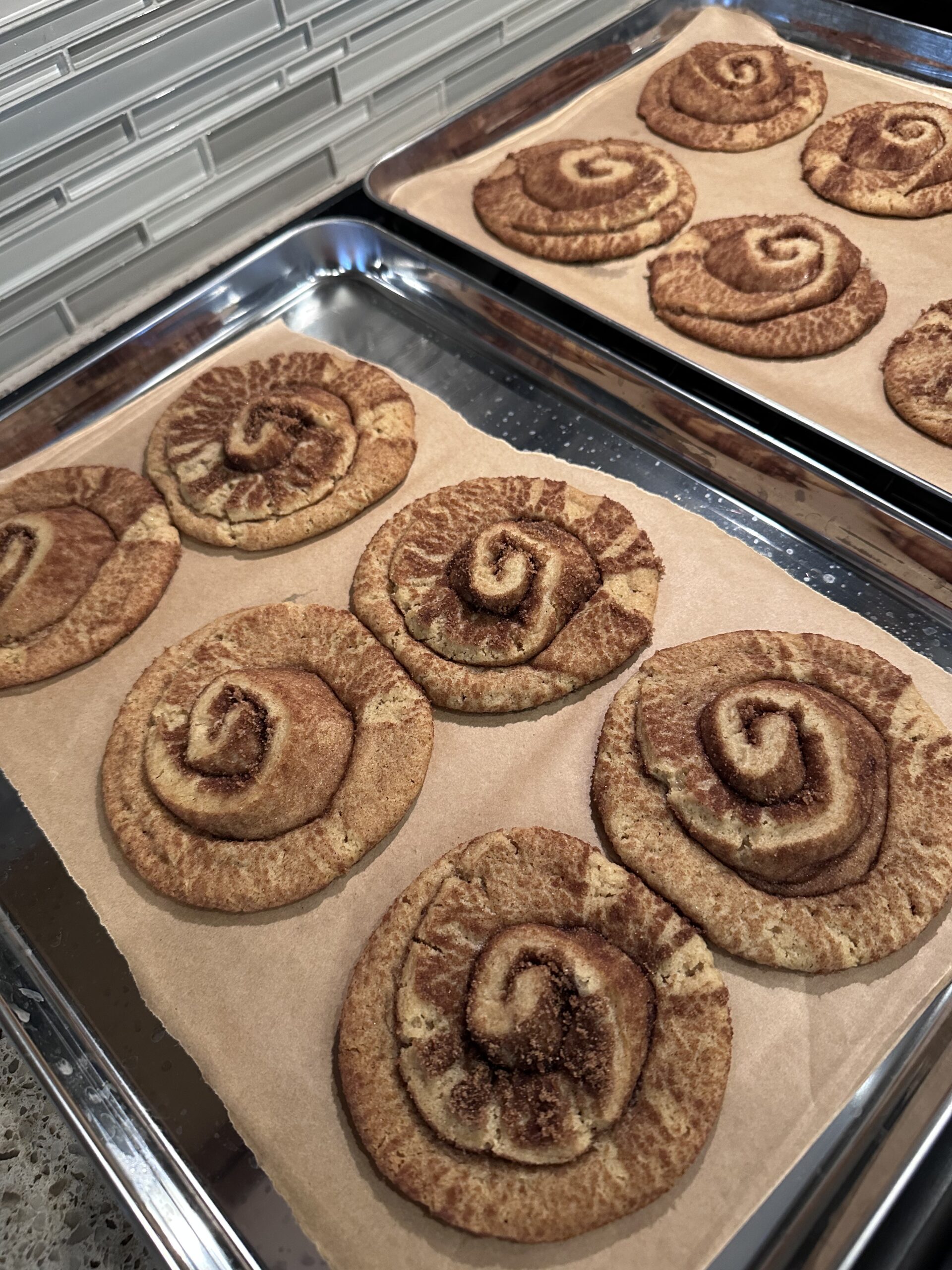 Fresh Baked Cinnamon Roll Cookies Fresh Baked Cinnamon Roll Cookies