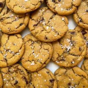 Salted Chocolate Chip Cookies