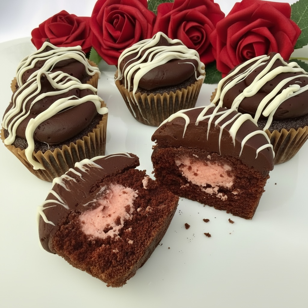 chocolate covered strawberry cupcakes (limited time only) (1 dozen) chocolate covered strawberry cupcakes (limited time only) (1 dozen)