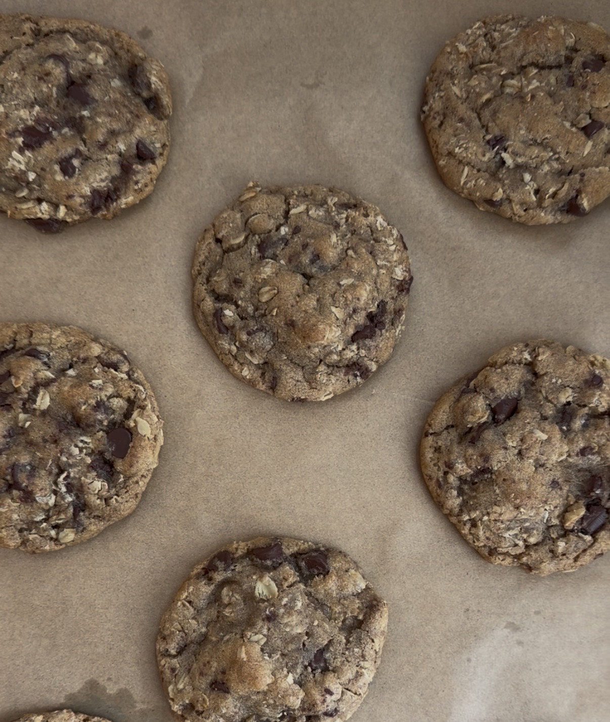 oatmeal chocolate chip cookies (1 dozen) oatmeal chocolate chip cookies (1 dozen)