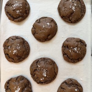 double fudge brownie cookies (1 dozen)